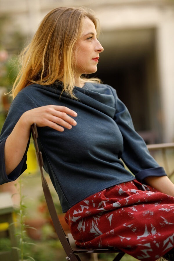 Pull Madlaina bleu – Image 4