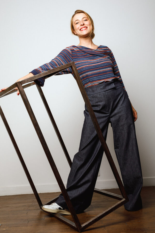 Pantalon on the floor jean bleu – Image 5