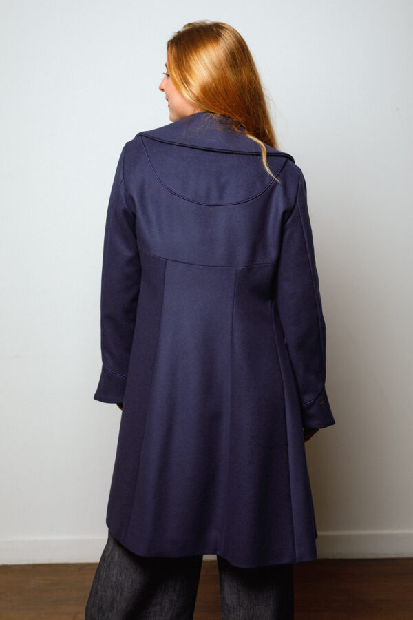 Manteau Franca bleu égyptien – Image 3