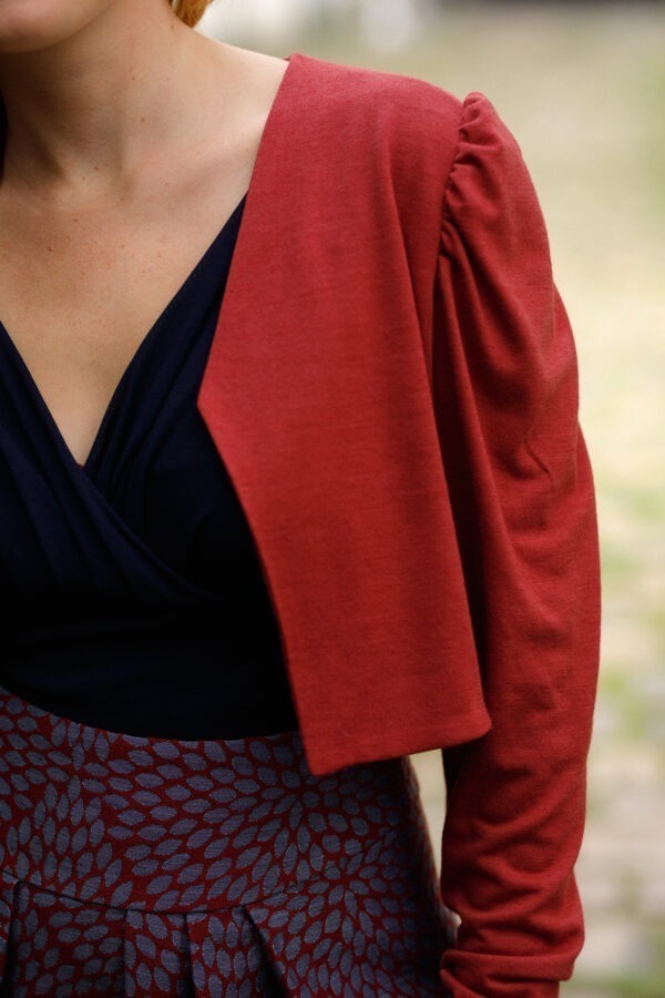 Gilet Paulette rouge – Image 6