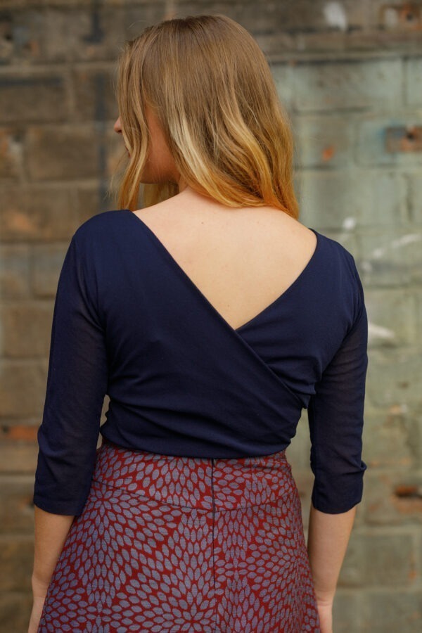 Top Noëmie bleu marine – Image 3