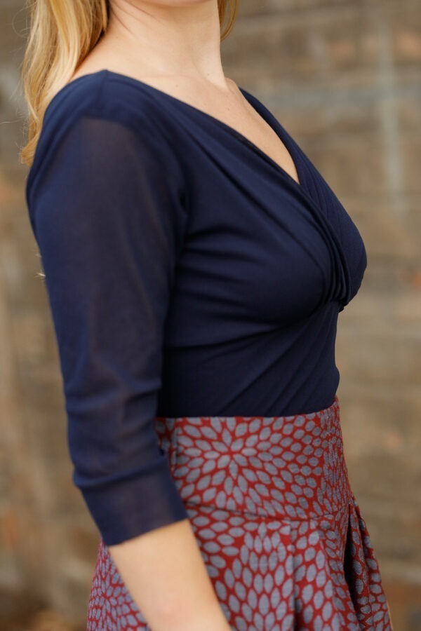 Top Noëmie bleu marine – Image 5