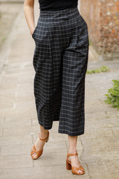 Pantalon Berlin noir carreaux