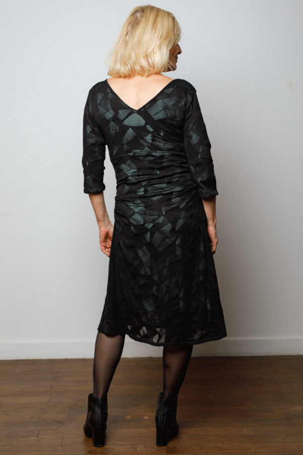 Robe Noëmie dentelle noir ajourée – Image 2