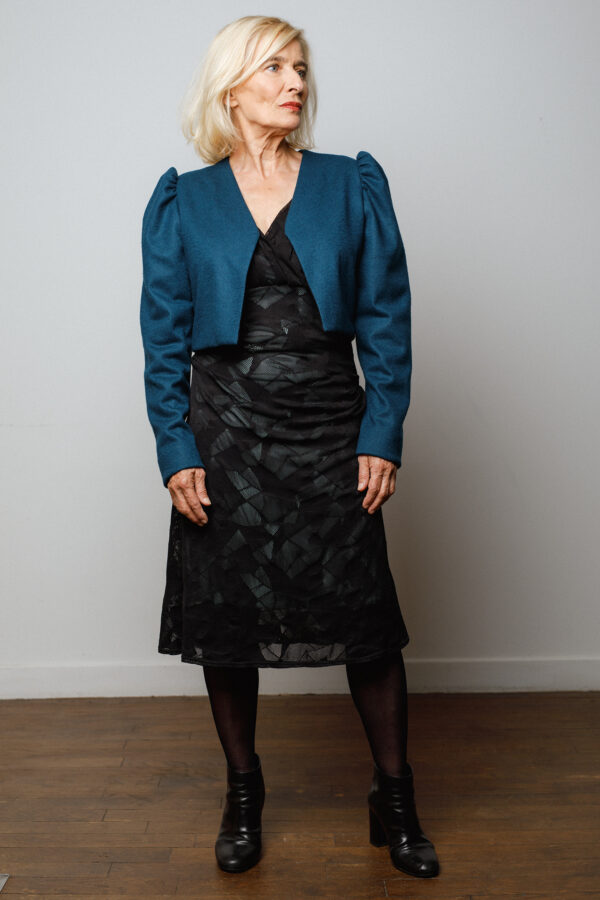 Robe Noëmie dentelle noir ajourée – Image 4