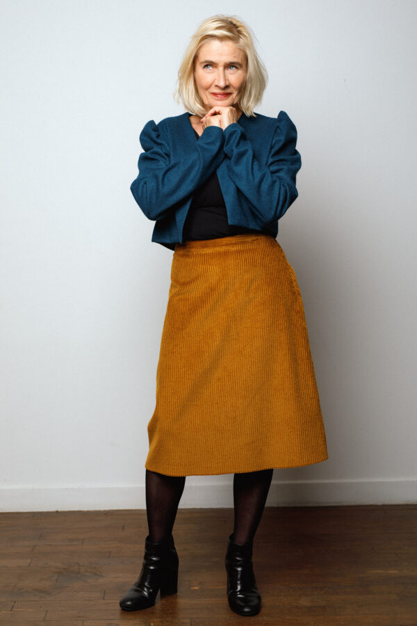 Gilet Paulette bleu canard – Image 4