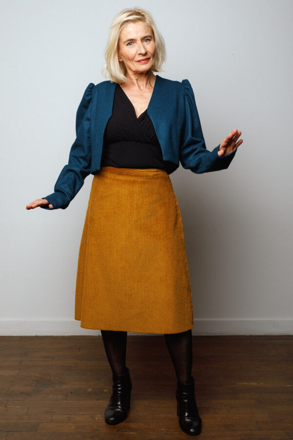 Gilet Paulette bleu canard – Image 3