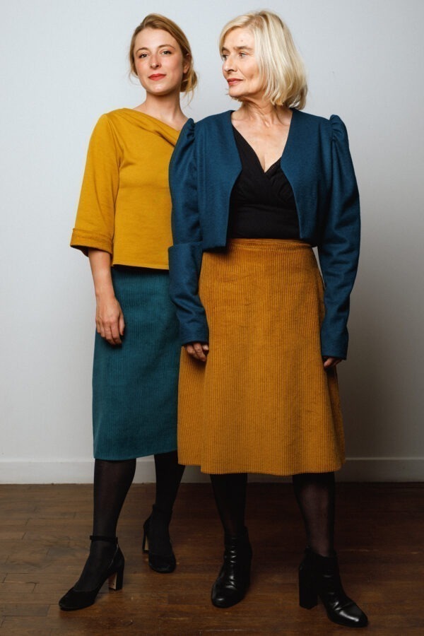 Gilet Paulette bleu canard – Image 6