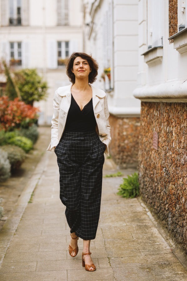 Pantalon Berlin noir carreaux – Image 5