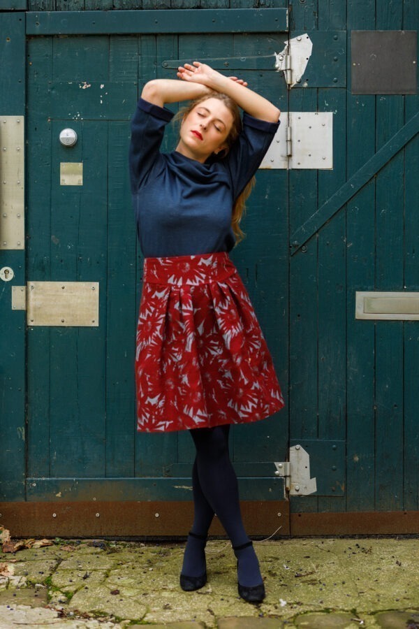 Jupe Mireille fleurs – Image 2