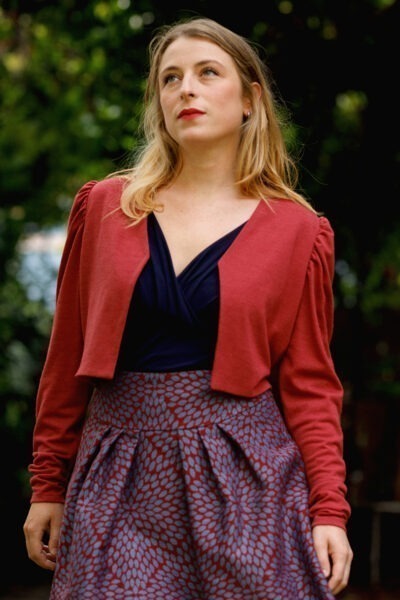 Gilet Paulette rouge