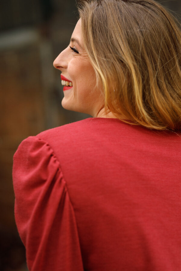 Gilet Paulette rouge – Image 5