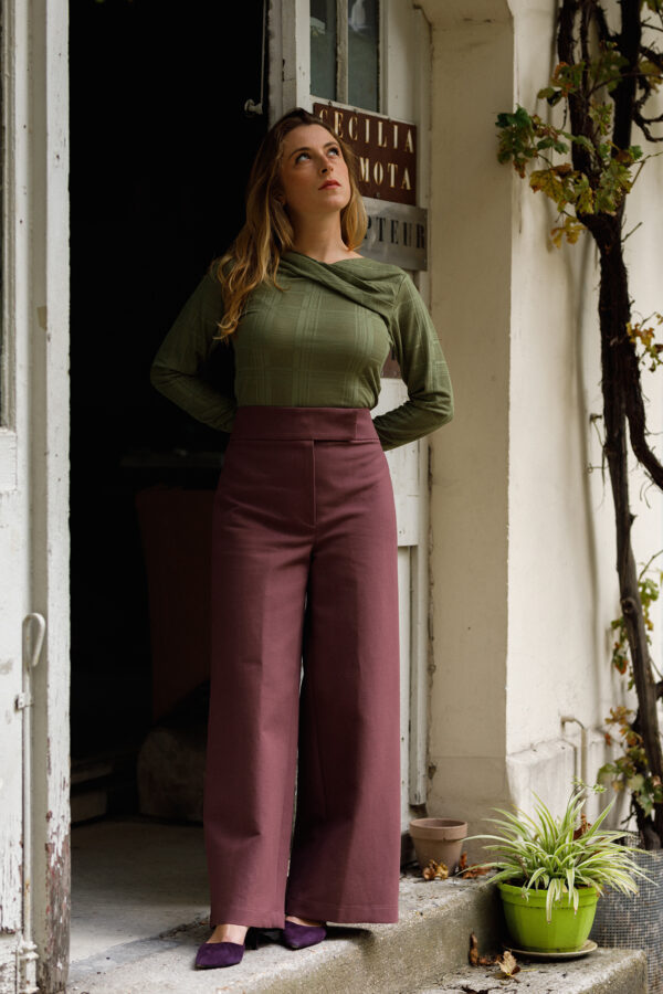 Pantalon "on the floor" wildberry – Image 4