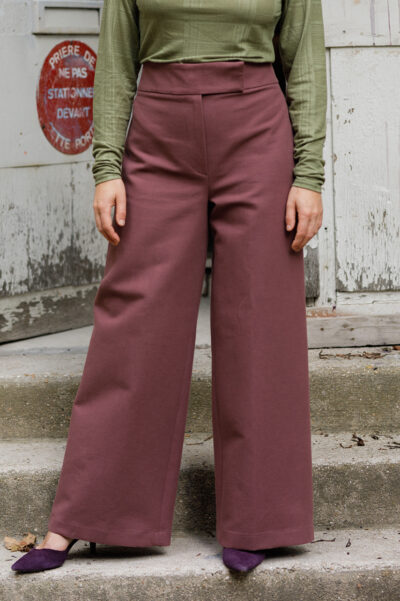 Pantalon "on the floor" wildberry