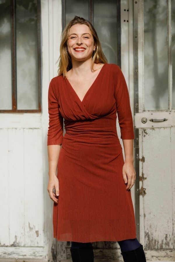 Robe Noëmie terracotta